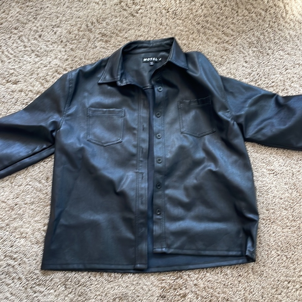 Leather jacket from Motel Rocks